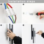 Riserva LED Wandleuchte 16W Warmweiß 3000K – Moderne Parallele Design Wandlampe 40cm Schwarz – Bild 5