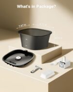 BalimoPet Katzenbrunnen 2,5L – Ultra leiser Trinkbrunnen mit Aktivkohlefilter & LED – Bild 7
