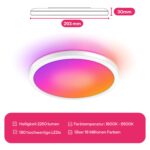 innr Smart Deckenlampe 30cm – 16 Mio. Farben, Zigbee & Sprachsteuerung für Zuhause – Bild 8