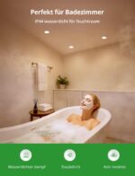 HOMEOW LED Einbaustrahler 230V 4W – 10er Set mit Farbtemperaturwahl für Badezimmer – Bild 7