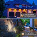 MEIKEE Solar-Strahler 3er Set mit Fernbedienung – IP66 Gartenbeleuchtung mit Timer & 3 Farbtemperaturen – Bild 8