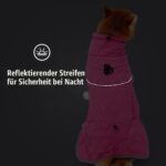 HEYWEAN Winterhundemantel wasserdicht mit Fleece – Warme Hundejacke für kleine bis grosse Hunde – Bild 6