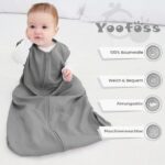 Yoofoss Sommerschlafsack 84cm 0.5 Tog 3er-Pack – Bio-Baumwolle für 12–18 Monate – Bild 3