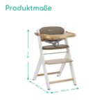 Bebeconfort Timba 2 Hochstuhl mit Kissen – Mitwachsender Holzhochstuhl ab 6 Monaten bis 110 kg – Bild 3