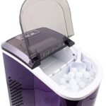 Mulano Eiswürfelmaschine Edelstahl Violett – 10-12 kg Tagesleistung für Zuhause & Events – Bild 6