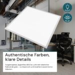 LUXULA LED Panel 62x62 cm Backlit 36W 3600lm 4000K – Bürobeleuchtung für Rasterdecken – Bild 4