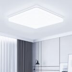 Philonext LED-Deckenleuchte 48W, 5000lm, 6500K – Flache Deckenlampe mit Augenschutz
