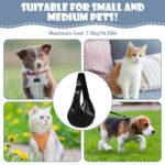 Adiwo Hundetragetasche bis 7.5 kg – Wendbare Transporttasche mit Sicherheitsgurt – Bild 7