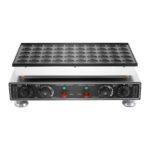JJsdwin Poffertjes Maker 50 Löcher – Profi-Pfannkuchenmaschine mit Temperaturregelung