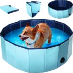 Stimo Hundepool Ø 80cm mit Anti-Slip-Boden – Planschbecken für Hunde & Welpen