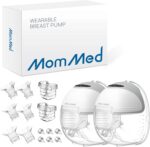 MOMMED Elektrische Doppel-Milchpumpe 24 mm – 3 Modi & 12 Stufen für effizientes Abpumpen