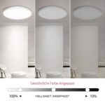 Gaethra LED Deckenleuchte 30W Rund – RGB & Dimmbar mit Alexa & App-Steuerung – Bild 5