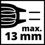 Einhell TC-ID 1000 E Schlagbohrmaschinen-Set – 1010 W mit 64-tlg. Zubehör & Koffer – Bild 10
