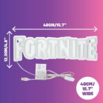 Paladone Fortnite LED-Neon-Wandleuchte 40 cm – Offiziell lizenzierte Gaming-Beleuchtung – Bild 3