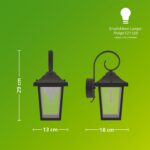 Philips Buzzard Aussenwandleuchte – IP44 Wetterfeste Gartenlampe aus Aluminium – Bild 7