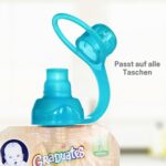 ChooMee Wiederverwendbare Quetschbeutel 5oz mit 2 SoftSip Silikonaufsätzen – BPA-frei für Babys – Bild 3