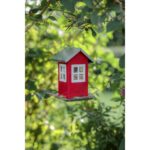 TRIXIE Futterhaus 1.000 ml – Robustes Futtertablett für Heimtiere in Rot/Silber – Bild 5