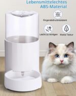 JOFLVA Automatischer Wasserspender 2.5L – Stromloser Trinkbrunnen für Hunde & Katzen – Bild 4