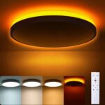 Yesenlight LED-Deckenleuchte 36W 4000lm Ø30cm – Dimmbar mit Farbtemperatur & Nachtlicht