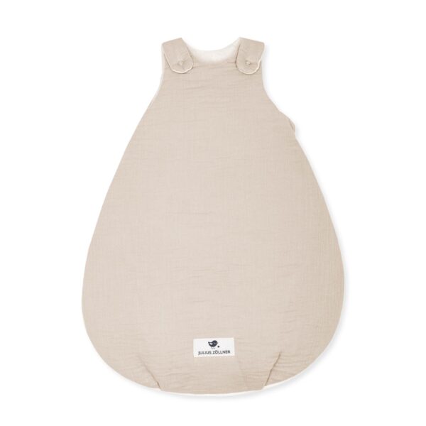 Julius Zöllner Babyschlafsack 62/68 gefüttert Musselin 2,5 TOG – Wärmeschutz für Neugeborene