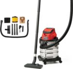 Einhell Akku-Nass-Trockensauger TC-VC 18/20 Li S-Solo – 20L Edelstahl für Profis