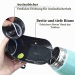 VIVAGLORY Hundetrinkflasche 750ml Edelstahl – Auslaufsichere Reiseflasche für Hunde – Bild 3