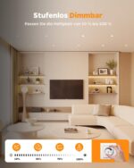 Sanyoung LED Einbaustrahler 5W dimmbar 230V – 10er Set mit 3 Farbtemperaturen & IP44 – Bild 3