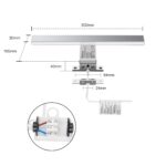 Aourow LED Spiegelleuchte 300mm 500lm – Badezimmerspiegel Lampe Neutralweiss 4000K – Bild 2