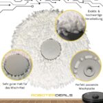 Wischplatten mit Mikrofaserpad (2er Set) für Dreame L10s Pro, Ultra & Prime – Bild 2