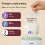 Momcozy Easy Pour Muttermilchbeutel 250 ml – 120 Stück mit Temperatur-Farbwechsel – Bild 2