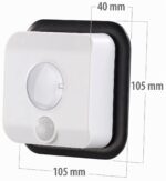 PEARL 2er-Set LED-Wandleuchten mit Bewegungsmelder – 110 lm Batteriebetrieb – Bild 7