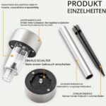 PASLFC 12er Set Solarleuchten Garten Warmweiss – IP44 Wasserdicht für Terrasse & Wege – Bild 2