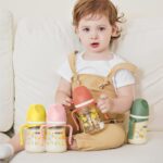 Oberni Trinklernbecher 240ml auslaufsicher – Schnabeltasse mit Griffen ab 6 Monaten – Bild 2