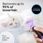 PRETTYPAW Katzenbürste für Kurz- & Langhaar – Sanfte Fellpflege mit Massageeffekt – Bild 5
