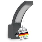 Oktaplex Rio LED Aussenwandleuchte mit Bewegungsmelder IP54 – 750lm warmweiss 3000K