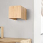 Doughelec LED Wandleuchte Holz 6W Warmweiß 3000K – Vintage Flurlampe mit einstellbarem Abstrahlwinkel, 2er-Set – Bild 8