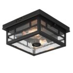 CALOKES Aussendeckenleuchte mit Bewegungsmelder – Industrial Design für Hauseingang & Terrasse