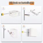 Lureshine LED Wandleuchte 10W Warmweiß 3000K – Modern Aluminium für Innen, 2er Set – Bild 5