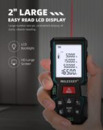 MILESEEY Laser-Entfernungsmesser 50m – ±2mm Genauigkeit mit LCD & Flächenberechnung – Bild 5