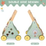 Itslife Baby Lauflernwagen Holz – Montessori Spielzeug mit Aktivitäten für Jungen & Mädchen – Bild 6