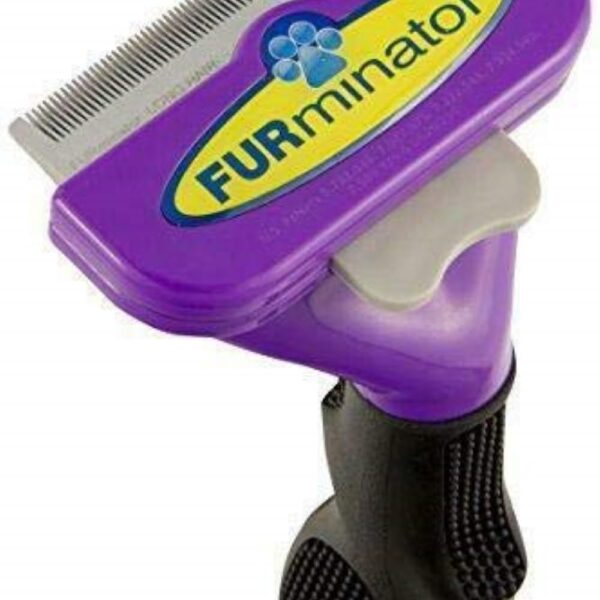 FURminator deShedding-Tool Katze M/L – Katzenbürste Langhaar zur Unterwollentfernung
