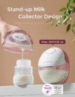 Momcozy Mobile Style M6 Elektrische Milchpumpe 2er-Pack – Freihändiges Abpumpen mit DoubleFit – Bild 4