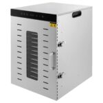 Garbenat 16-Tabletts Dörrautomat 1500W – Profi-Dehydrator mit 3D-Heizung für Früchte, Gemüse & Fleisch