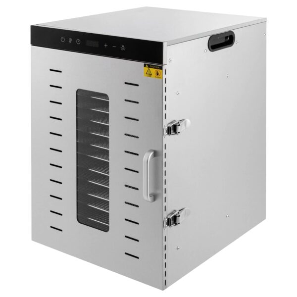 Garbenat 16-Tabletts Dörrautomat 1500W – Profi-Dehydrator mit 3D-Heizung für Früchte, Gemüse & Fleisch
