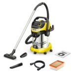 KÄRCHER Nass-/Trockensauger WD 6 P S V-30/8 – 1.300 W mit 8 m Kabel & Flachfaltenfilter
