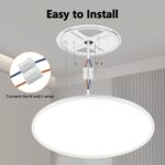 YIFMOO 40W LED Deckenleuchte Ø50cm – Dimmbar mit Fernbedienung & 3000-6500K – Bild 6