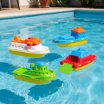 Toyland® 4er Spielzeugboot-Set – Schwimmendes Wasserspielzeug für Kinder ab 2 Jahren – Bild 5