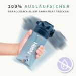gutmarkiert Kindertrinkflasche 450 ml personalisiert – BPA-frei mit Strohhalm für Kinder – Bild 5