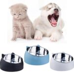 Eeyfarog Katzennapf 3er Set Edelstahl 400ml – Erhöhter Futternapf mit 15° Neigung – Bild 8