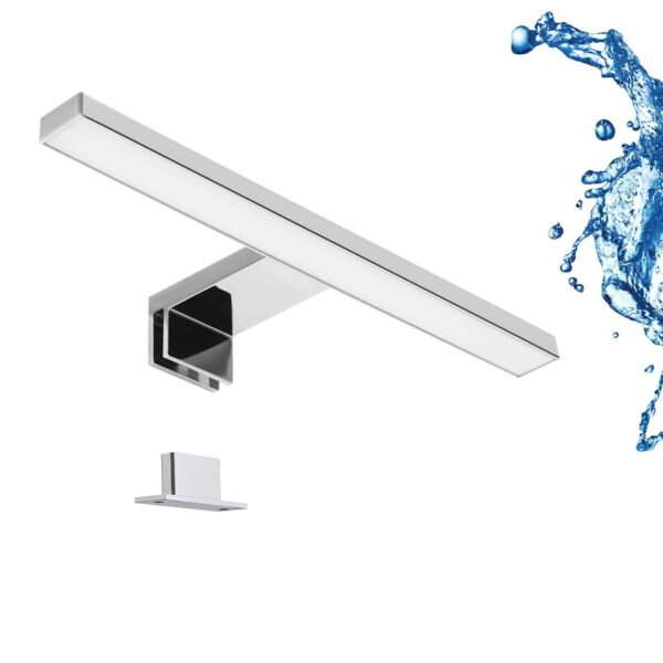 LIGHTWORLD24 LED Spiegelleuchte 30 cm – Badleuchte mit 550 Lumen & IP44 Schutz